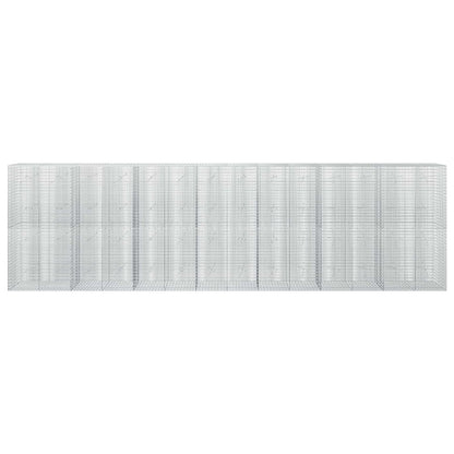 vidaXL Gabion with 5 mm Wire and 5x2.5 cm Mesh 700x20x200 cm 3