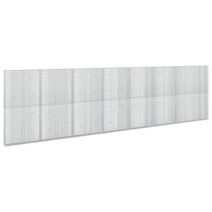 vidaXL Gabion with 5 mm Wire and 5x2.5 cm Mesh 750x20x200 cm 2