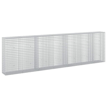 vidaXL Gabion with 5 mm Wire and 5x2.5 cm Mesh 350x30x100 cm 2