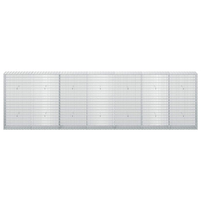 vidaXL Gabion with 5 mm Wire and 5x2.5 cm Mesh 350x30x100 cm 3