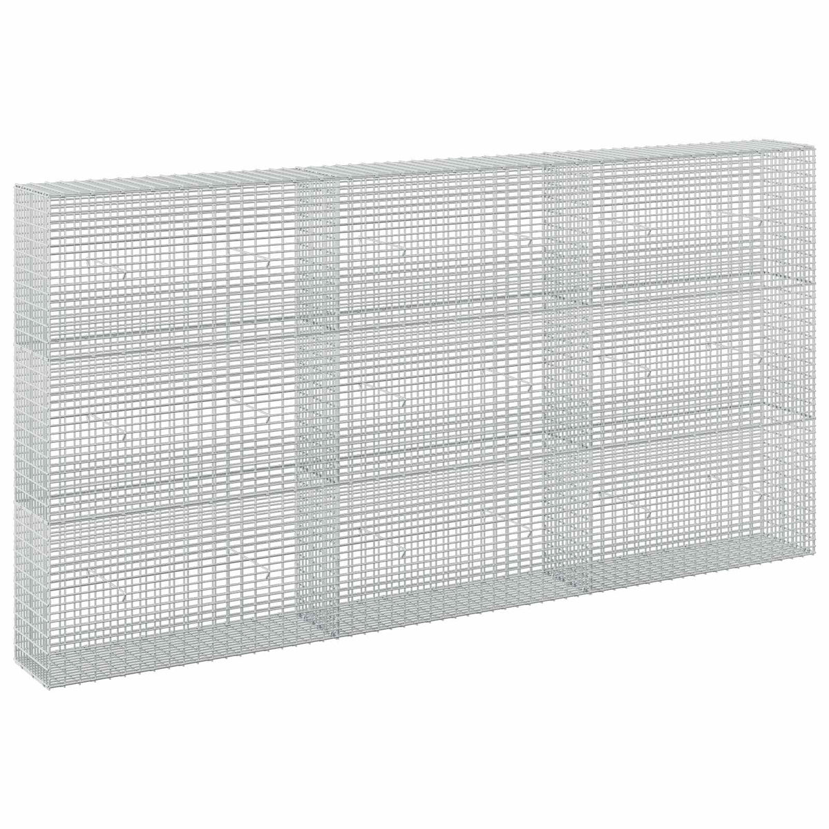 vidaXL Gabion with 5 mm Wire and 5x2.5 cm Mesh 300x30x150 cm 2