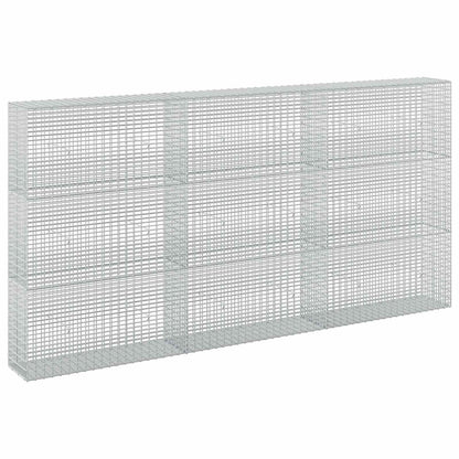 vidaXL Gabion with 5 mm Wire and 5x2.5 cm Mesh 300x30x150 cm 2