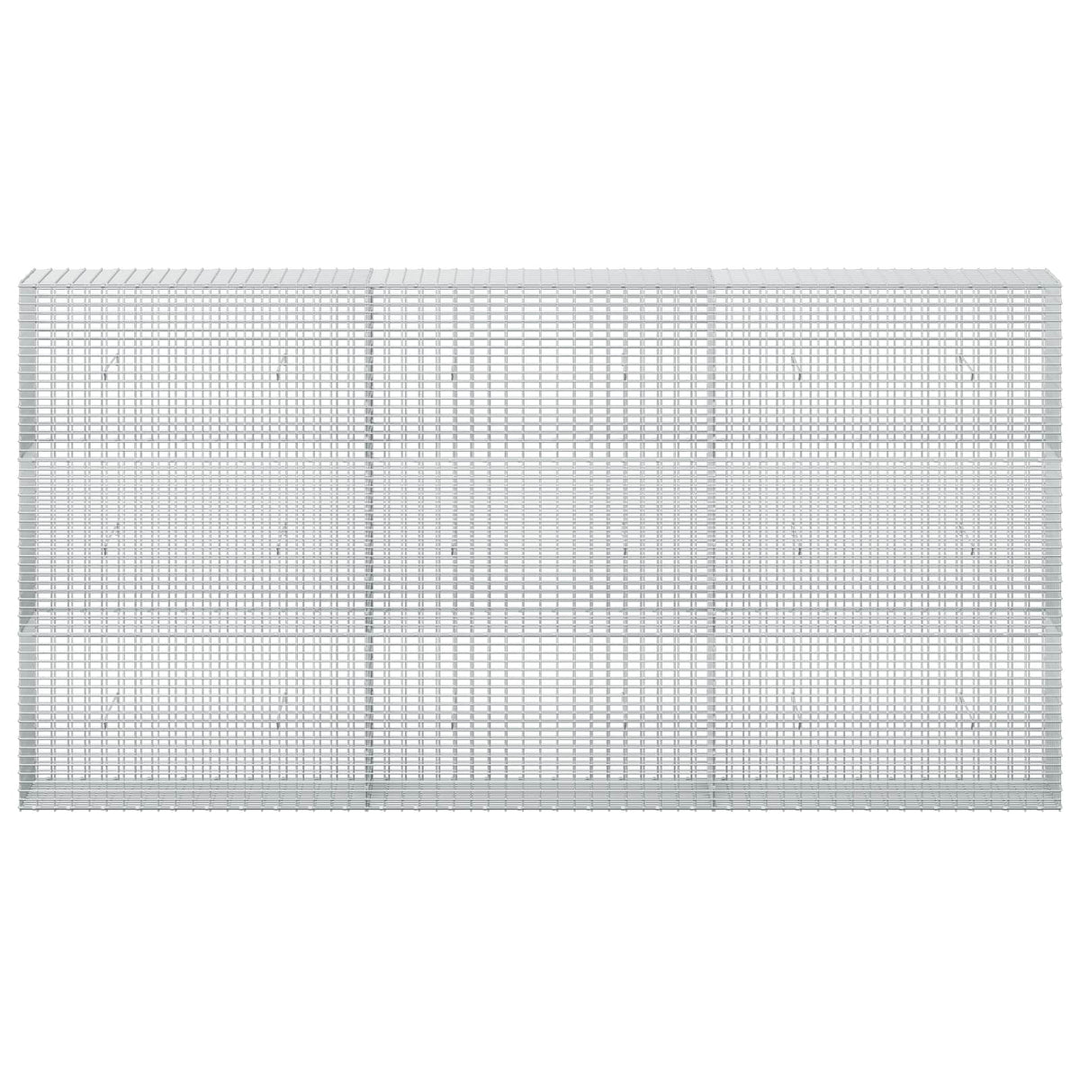 vidaXL Gabion with 5 mm Wire and 5x2.5 cm Mesh 300x30x150 cm 3