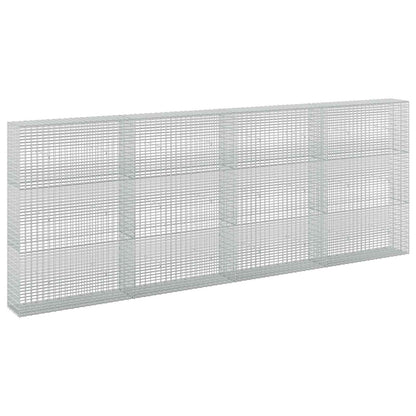 vidaXL Gabion with 5 mm Wire and 5x2.5 cm Mesh 400x30x150 cm 2