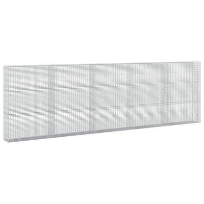 vidaXL Gabion with 5 mm Wire and 5x2.5 cm Mesh 500x30x150 cm 2
