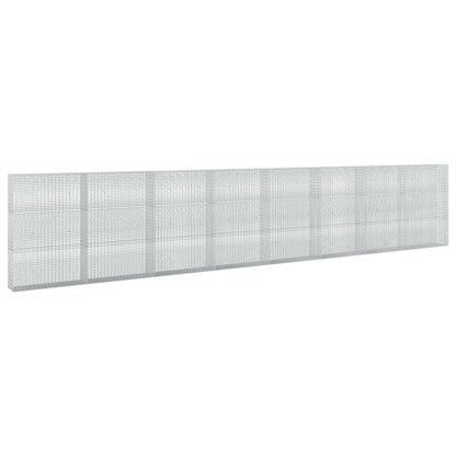 vidaXL Gabion with 5 mm Wire and 5x2.5 cm Mesh 800x30x150 cm 2