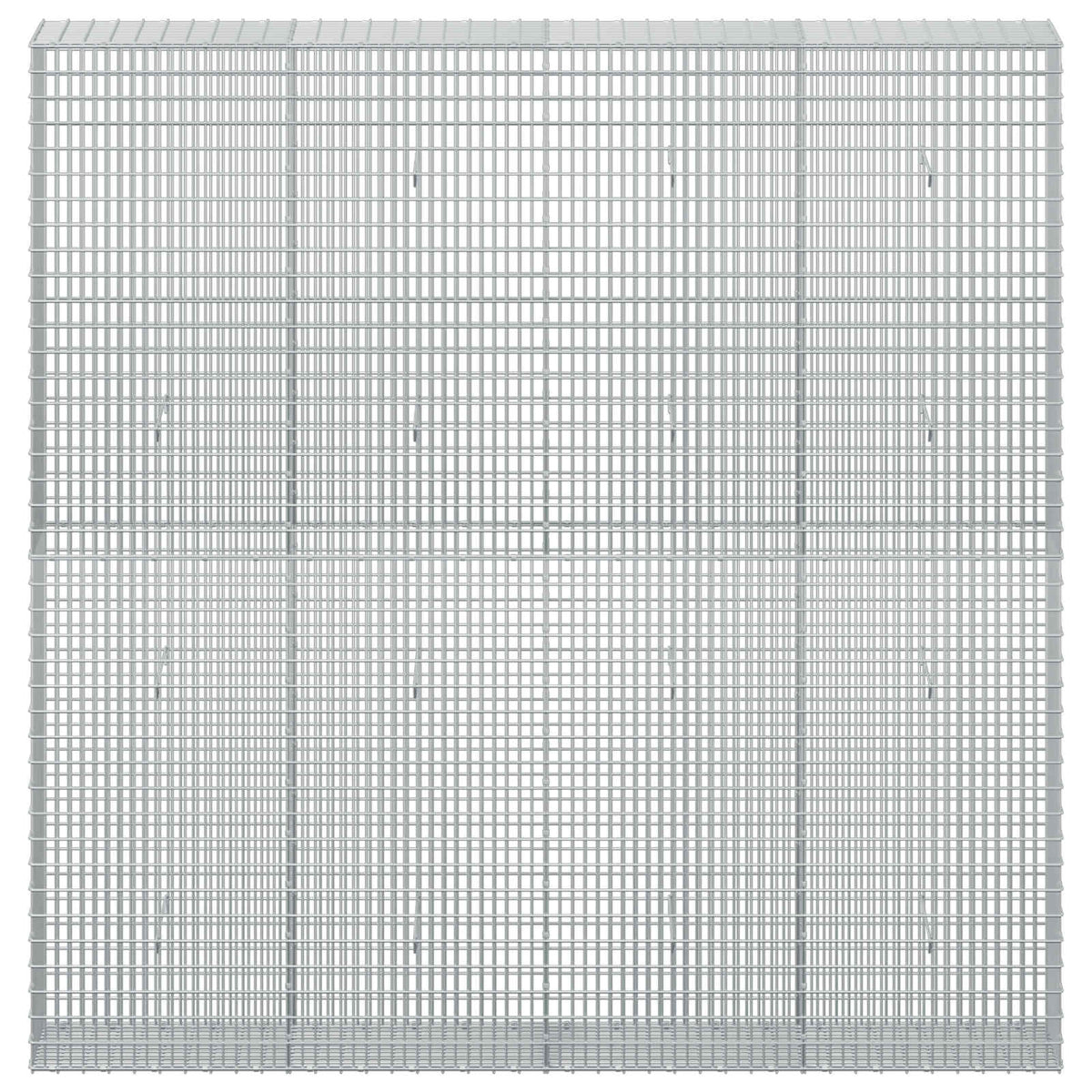 vidaXL Gabion with 5 mm Wire and 5x2.5 cm Mesh 200x30x200 cm 3
