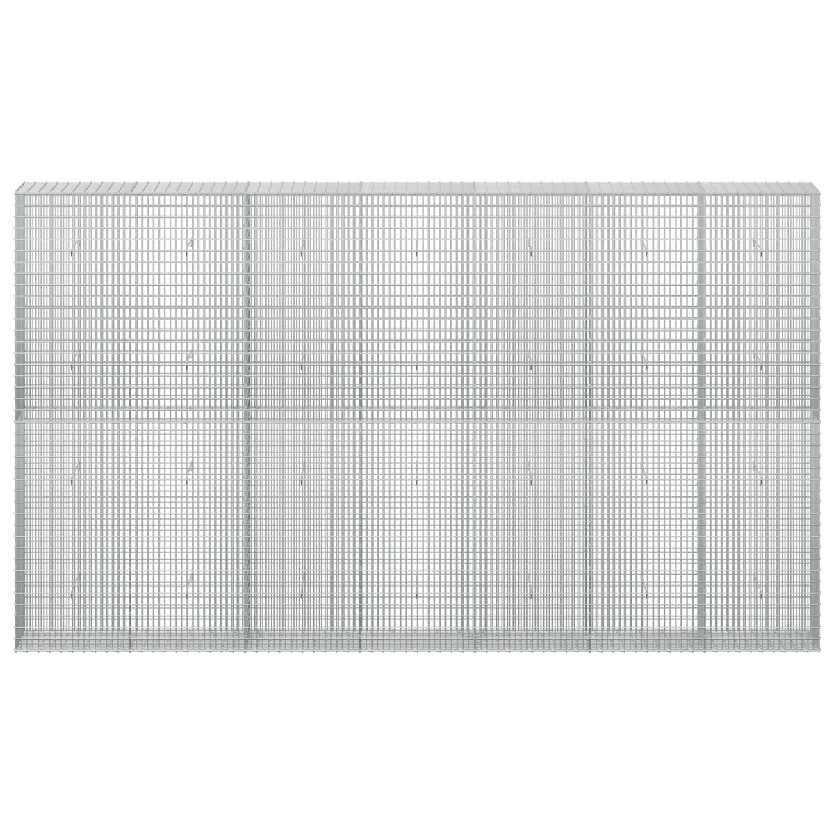 vidaXL Gabion with 5 mm Wire and 5x2.5 cm Mesh 350x30x200 cm 3