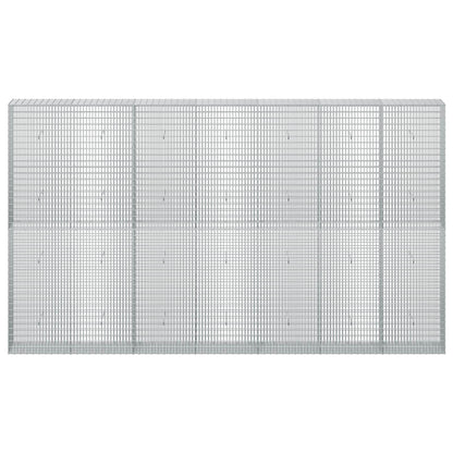 Gabion with 5 mm Wire and 5x2.5 cm Mesh 50x30x200 cm Height 200 cm Thickness 30 cm 50–1000 cm 350 cm