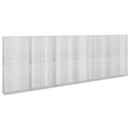 vidaXL Gabion with 5 mm Wire and 5x2.5 cm Mesh 600x30x200 cm 2