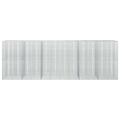 Gabion with 5 mm Wire and 5x2.5 cm Mesh 50x30x200 cm Height 200 cm Thickness 30 cm 50–1000 cm 600 cm