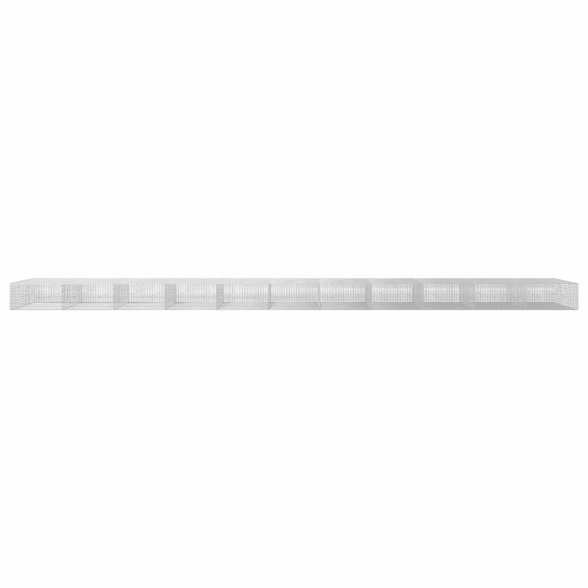 vidaXL Gabion with 5 mm Wire and 5x2.5 cm Mesh 1100x50x50 cm 3