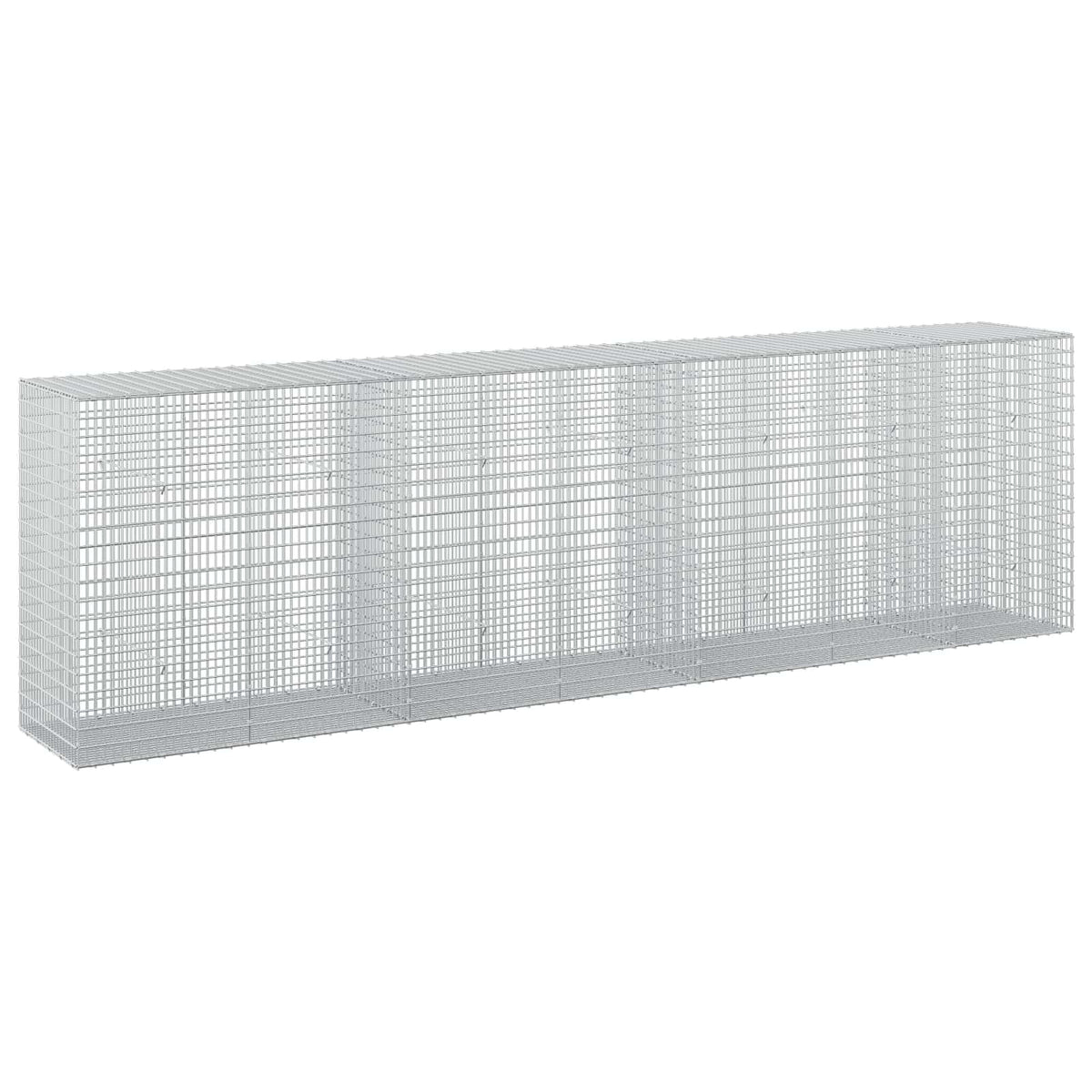 vidaXL Gabion with 5 mm Wire and 5x2.5 cm Mesh 350x50x100 cm 2