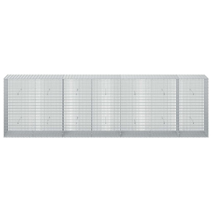 vidaXL Gabion with 5 mm Wire and 5x2.5 cm Mesh 350x50x100 cm 3