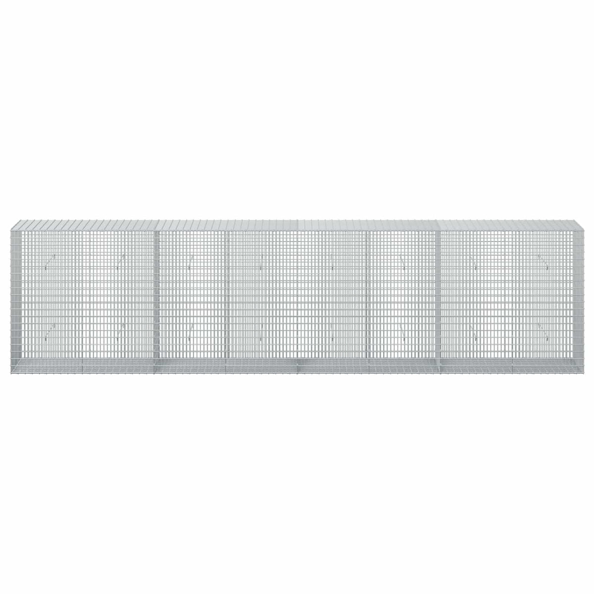 vidaXL Gabion with 5 mm Wire and 5x2.5 cm Mesh 400x50x100 cm 3