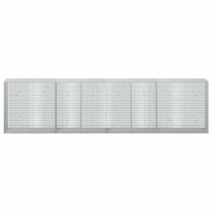 vidaXL Gabion with 5 mm Wire and 5x2.5 cm Mesh 400x50x100 cm 3