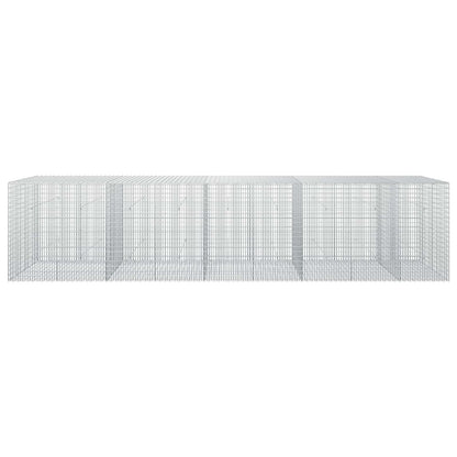 vidaXL Gabion with 5 mm Wire and 5x2.5 cm Mesh 450x50x100 cm 3