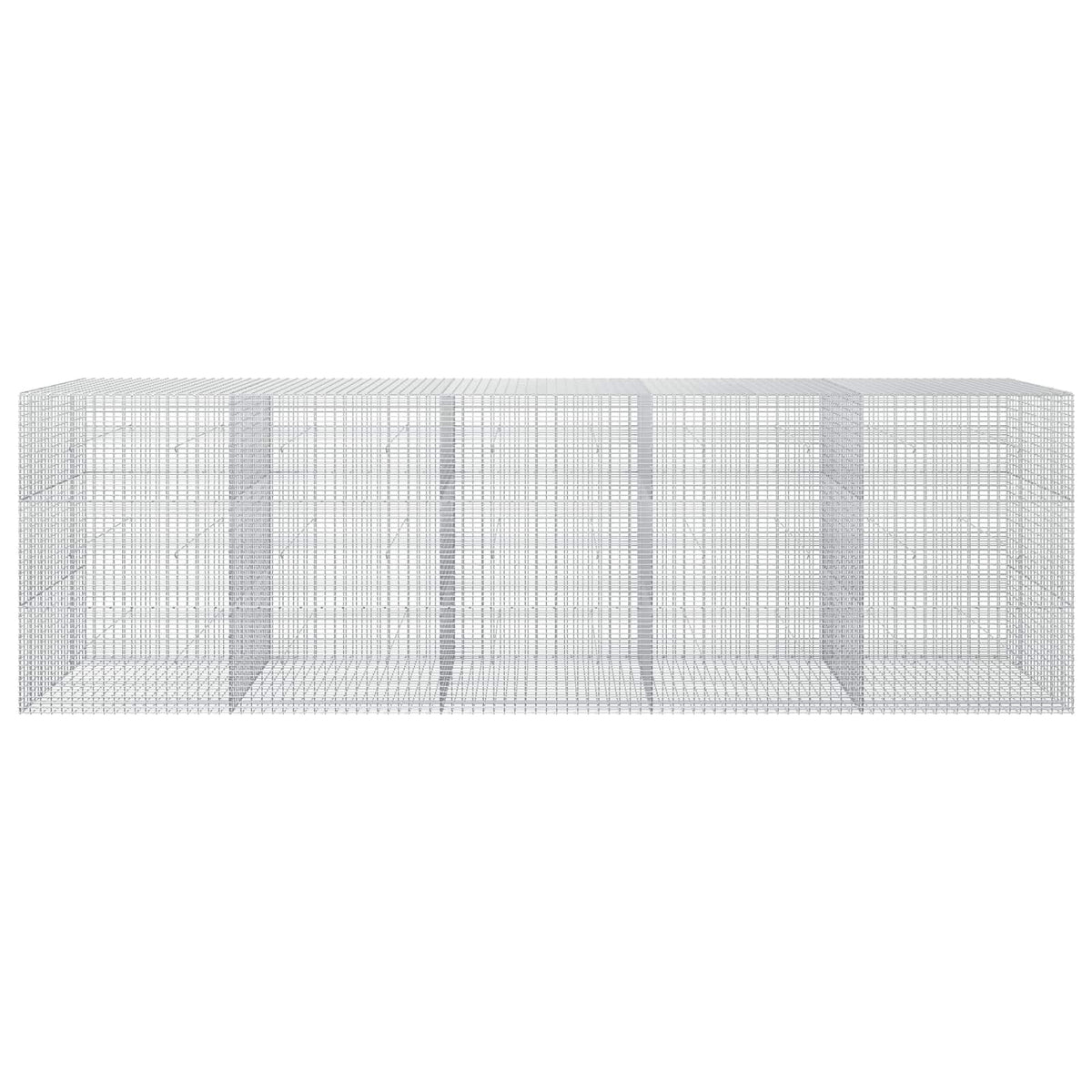 vidaXL Gabion with 5 mm Wire and 5x2.5 cm Mesh 500x50x150 cm 3