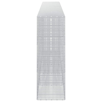 vidaXL Gabion with 5 mm Wire and 5x2.5 cm Mesh 500x50x150 cm 4