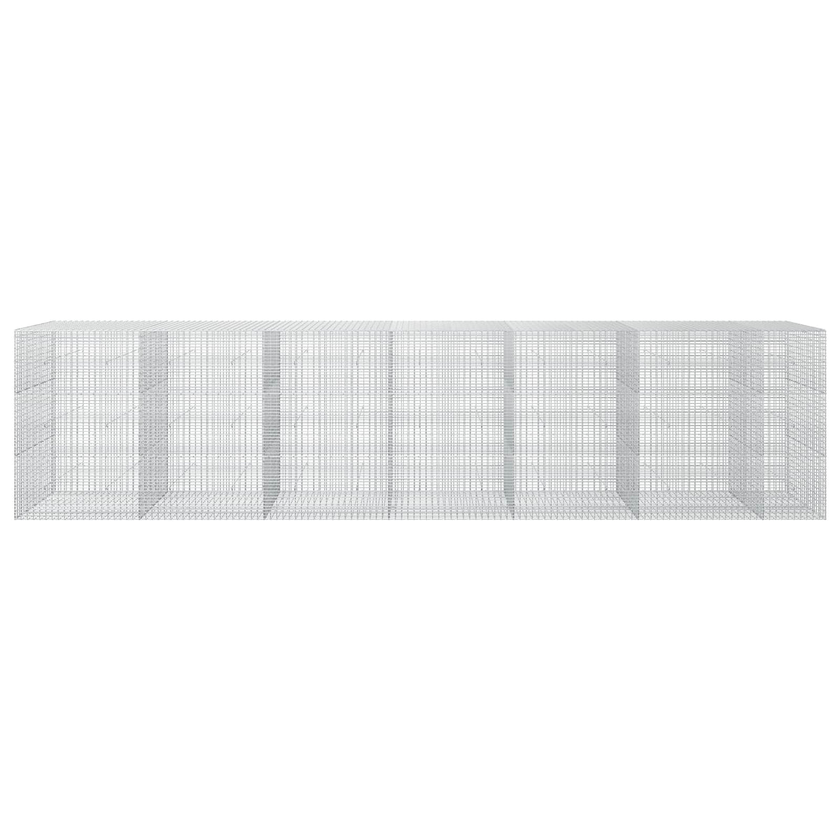 vidaXL Gabion with 5 mm Wire and 5x2.5 cm Mesh 650x50x150 cm 3