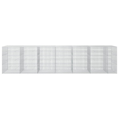 vidaXL Gabion with 5 mm Wire and 5x2.5 cm Mesh 650x50x150 cm 3