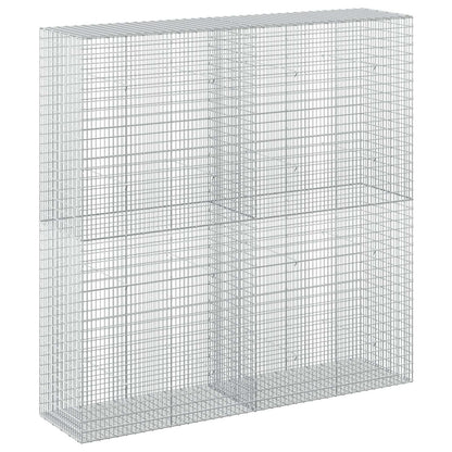 vidaXL Gabion with 5 mm Wire and 5x2.5 cm Mesh 200x50x200 cm 2