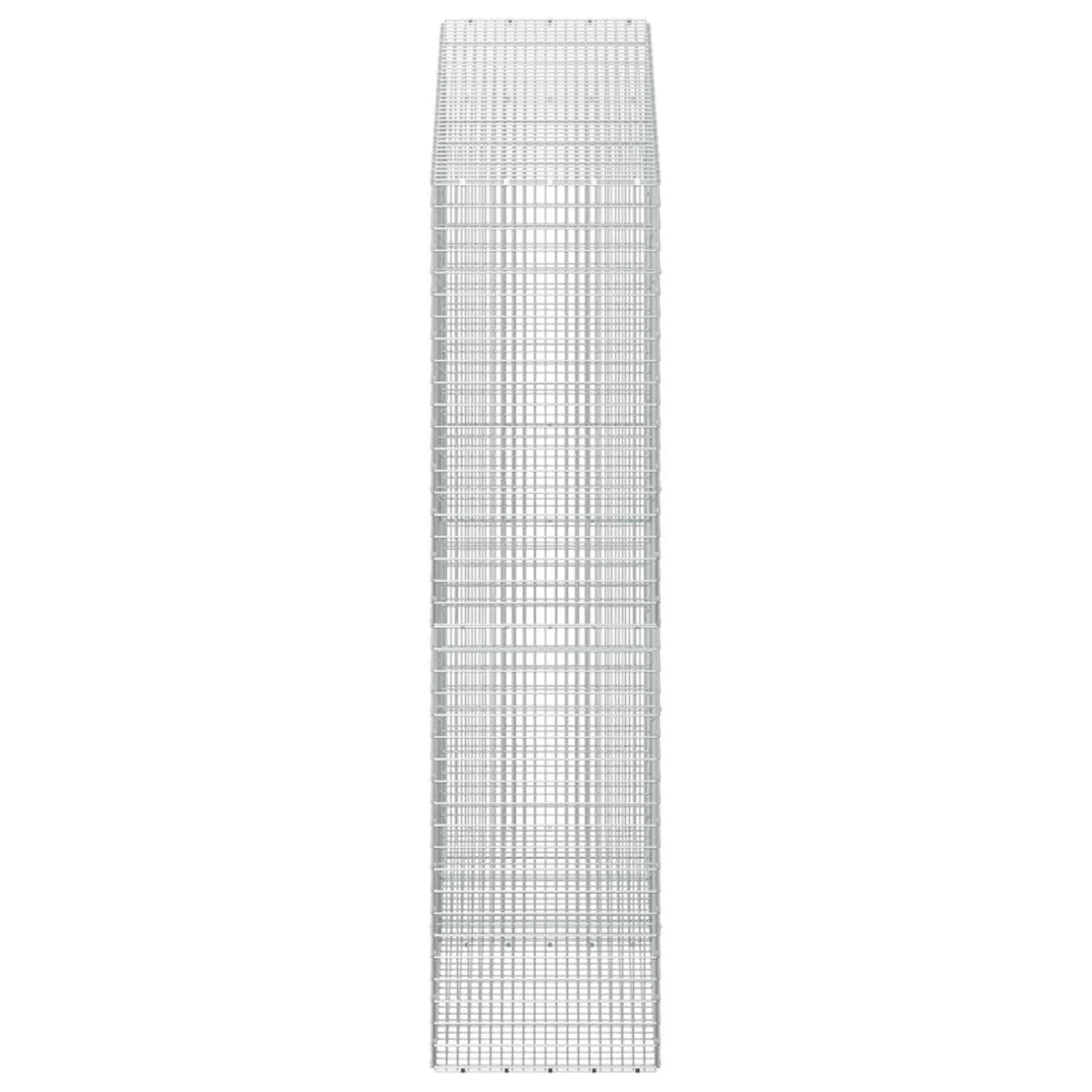 vidaXL Gabion with 5 mm Wire and 5x2.5 cm Mesh 200x50x200 cm 4