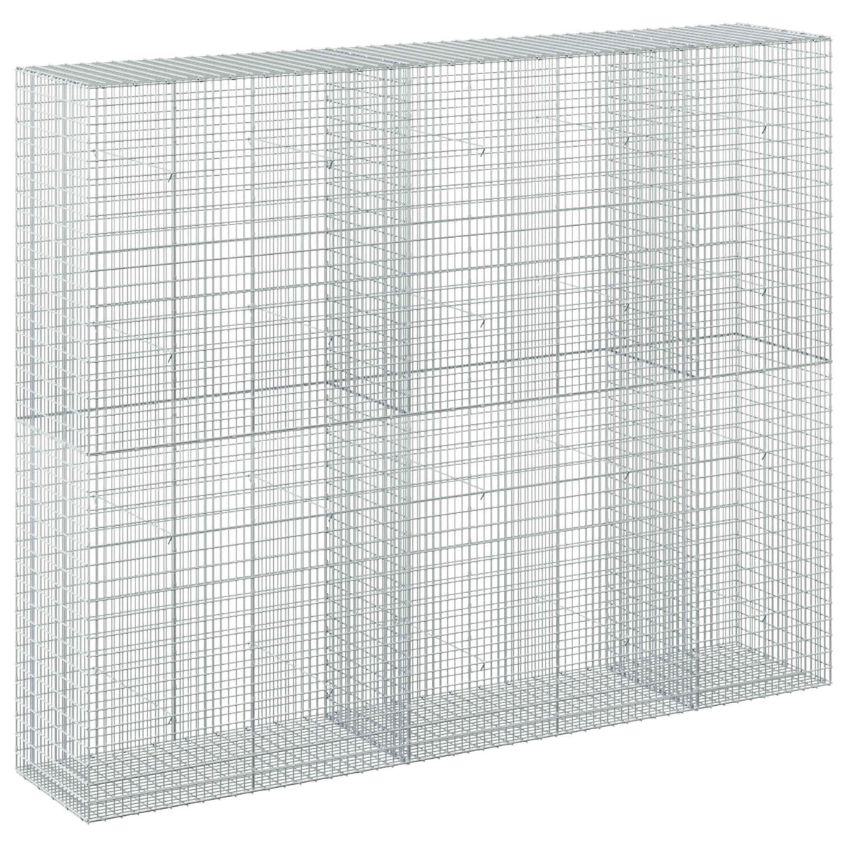 vidaXL Gabion with 5 mm Wire and 5x2.5 cm Mesh 250x50x200 cm 2