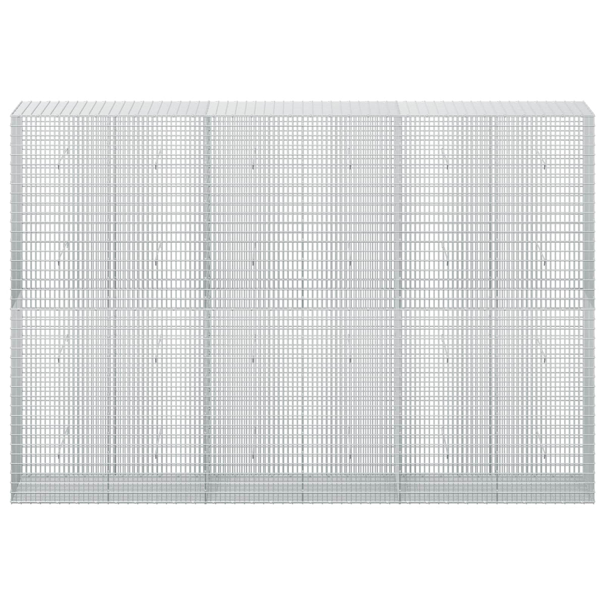 vidaXL Gabion with 5 mm Wire and 5x2.5 cm Mesh 300x50x200 cm 3