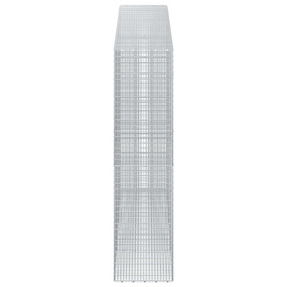 vidaXL Gabion with 5 mm Wire and 5x2.5 cm Mesh 350x50x200 cm 4