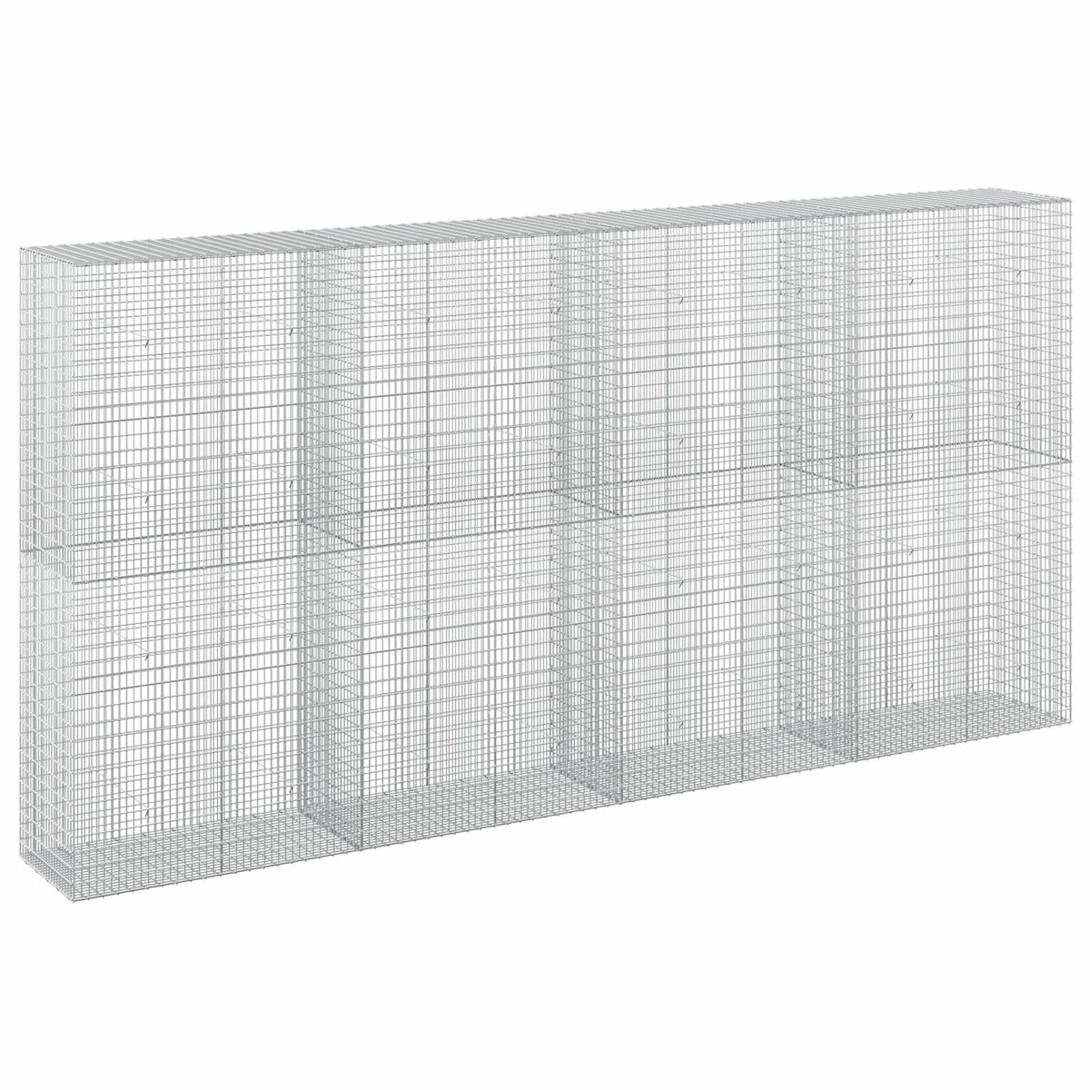 vidaXL Gabion with 5 mm Wire and 5x2.5 cm Mesh 400x50x200 cm 2