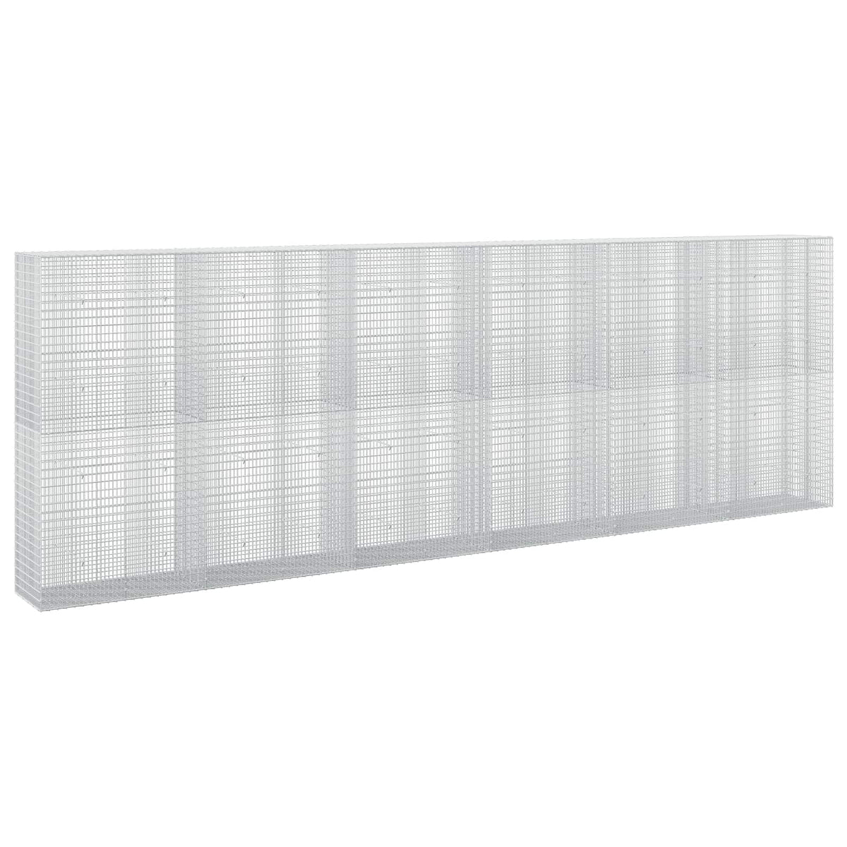 vidaXL Gabion with 5 mm Wire and 5x2.5 cm Mesh 600x50x200 cm 2