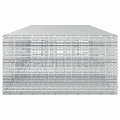 vidaXL Gabion with 5 mm Wire and 5x2.5 cm Mesh 350x100x50 cm 4