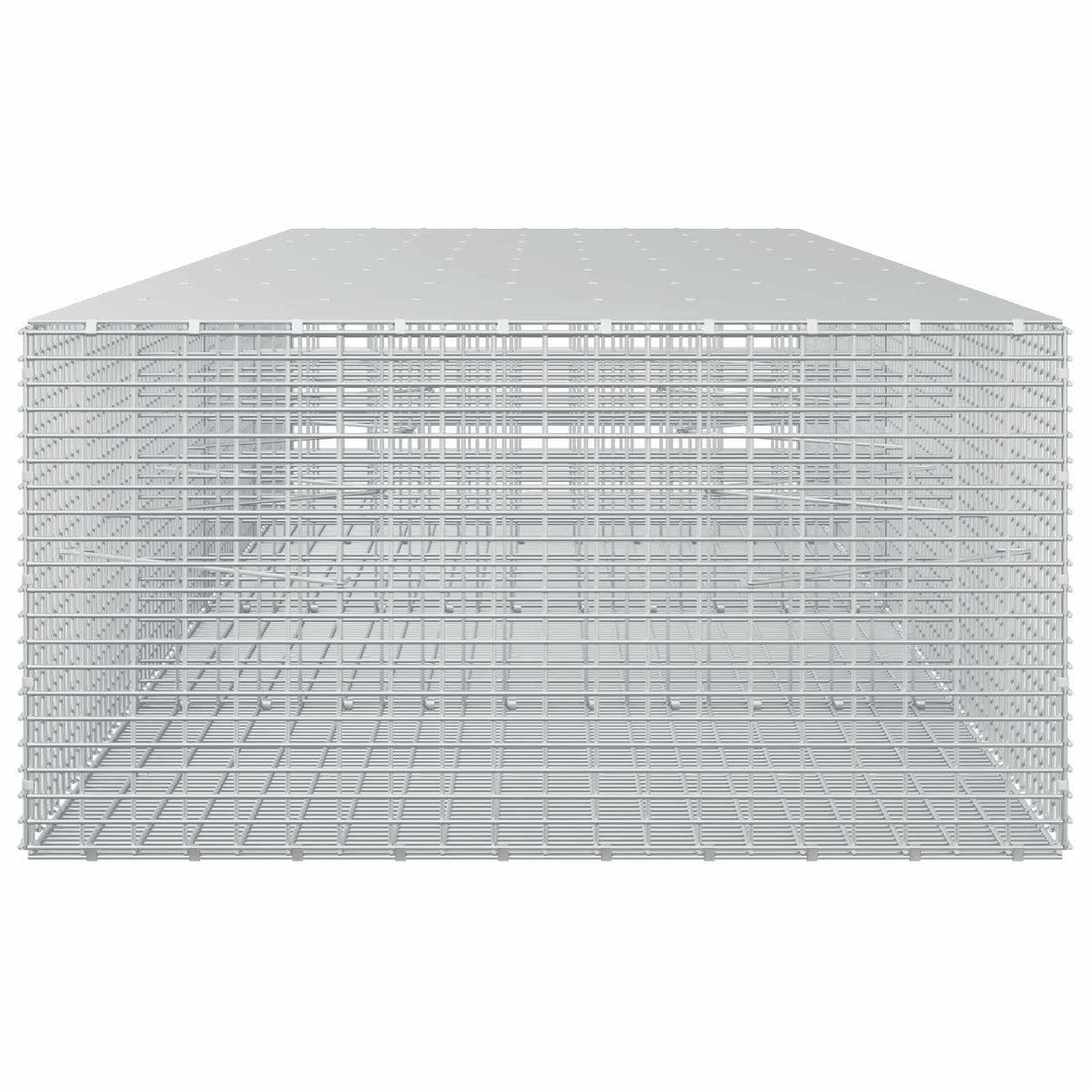 vidaXL Gabion with 5 mm Wire and 5x2.5 cm Mesh 400x100x50 cm 4