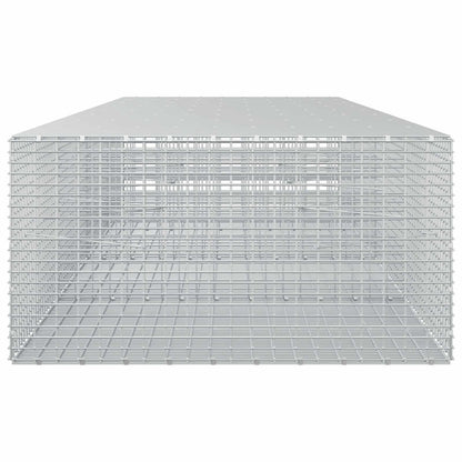 vidaXL Gabion with 5 mm Wire and 5x2.5 cm Mesh 400x100x50 cm 4