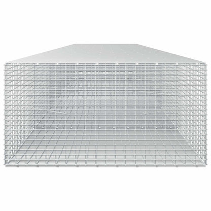 vidaXL Gabion with 5 mm Wire and 5x2.5 cm Mesh 550x100x50 cm 4