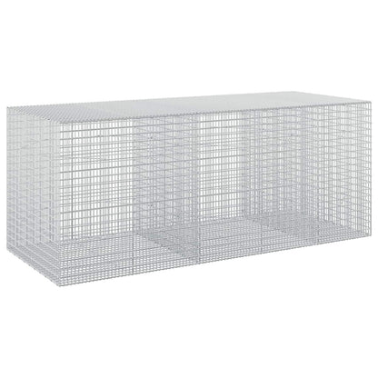 vidaXL Gabion with 5 mm Wire and 5x2.5 cm Mesh 250x100x100 cm 2