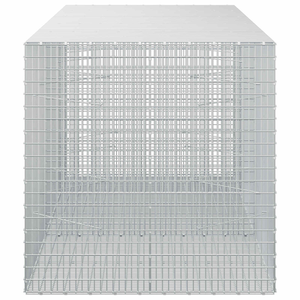 vidaXL Gabion with 5 mm Wire and 5x2.5 cm Mesh 250x100x100 cm 4