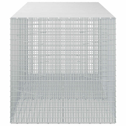 vidaXL Gabion with 5 mm Wire and 5x2.5 cm Mesh 250x100x100 cm 4