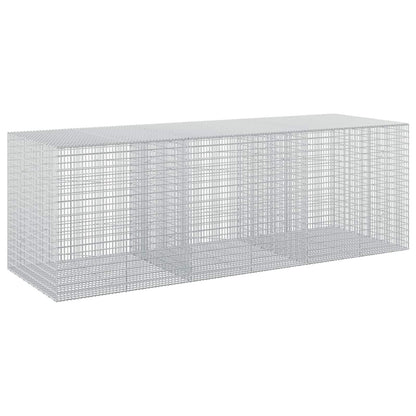 vidaXL Gabion with 5 mm Wire and 5x2.5 cm Mesh 300x100x100 cm 2