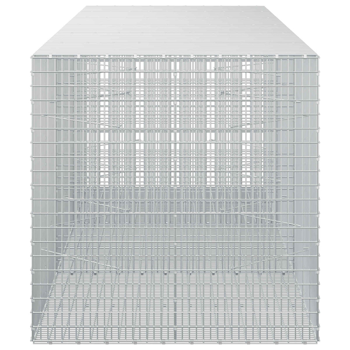 vidaXL Gabion with 5 mm Wire and 5x2.5 cm Mesh 300x100x100 cm 4