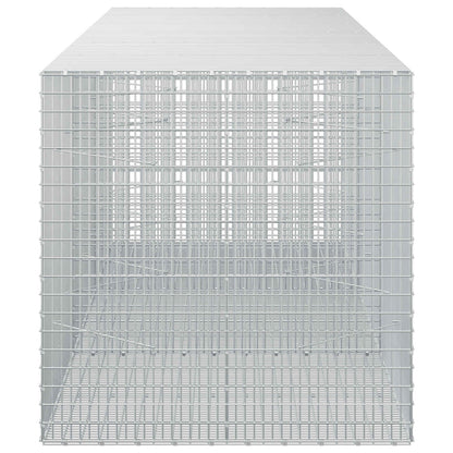 vidaXL Gabion with 5 mm Wire and 5x2.5 cm Mesh 300x100x100 cm 4