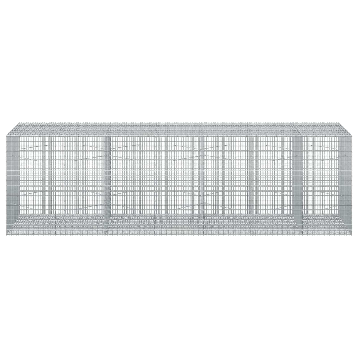 vidaXL Gabion with 5 mm Wire and 5x2.5 cm Mesh 350x100x100 cm 3