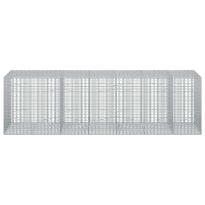 vidaXL Gabion with 5 mm Wire and 5x2.5 cm Mesh 350x100x100 cm 3