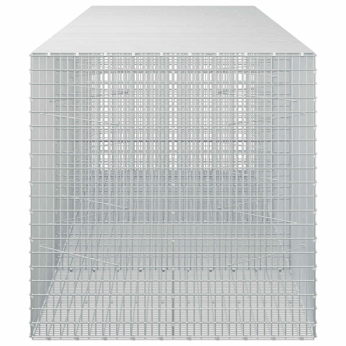 vidaXL Gabion with 5 mm Wire and 5x2.5 cm Mesh 350x100x100 cm 4