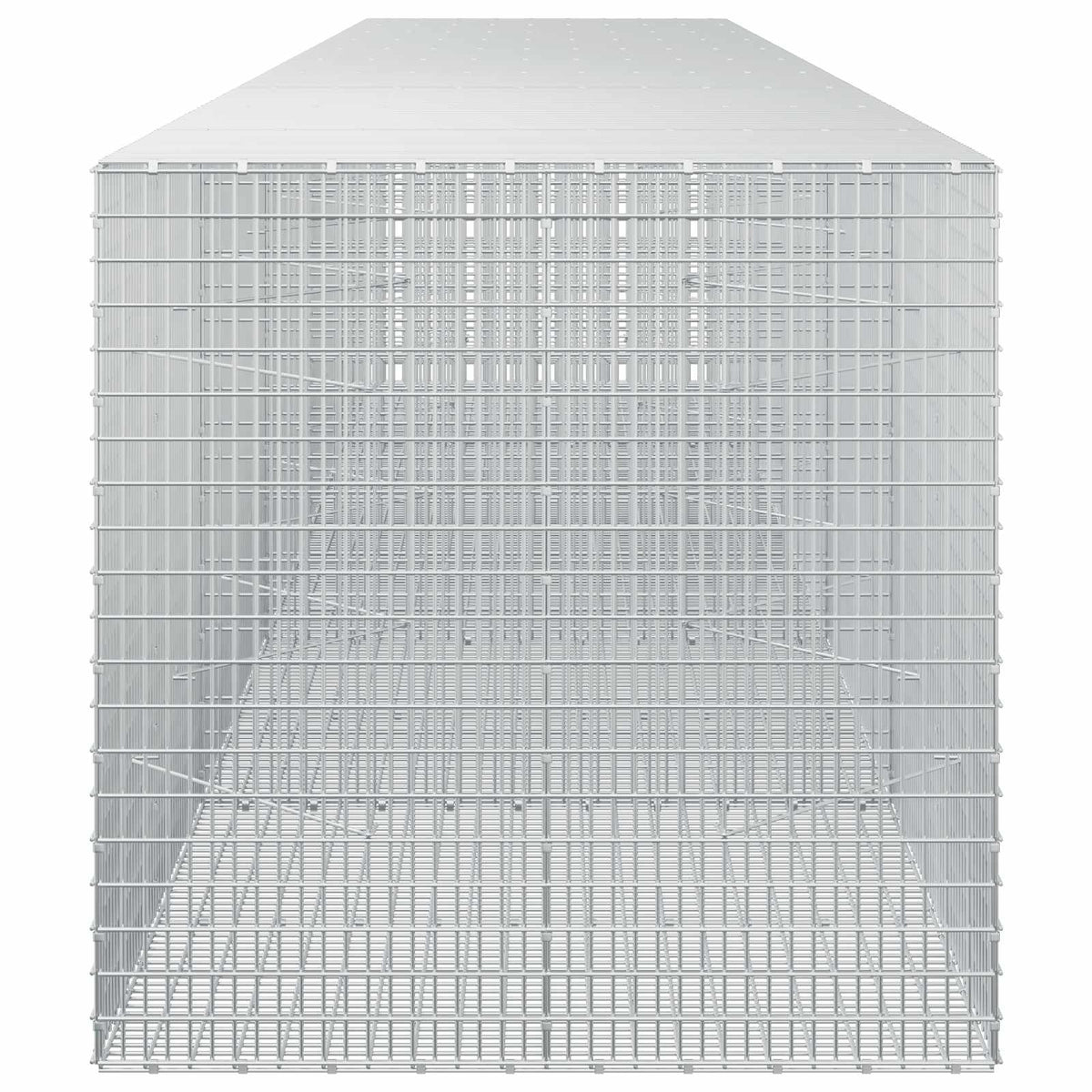 vidaXL Gabion with 5 mm Wire and 5x2.5 cm Mesh 500x100x100 cm 4