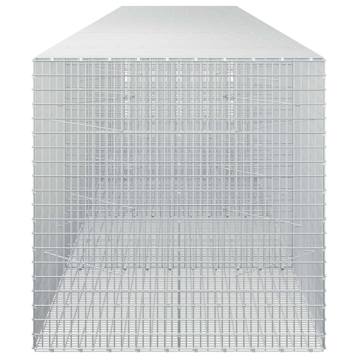 vidaXL Gabion with 5 mm Wire and 5x2.5 cm Mesh 550x100x100 cm 4
