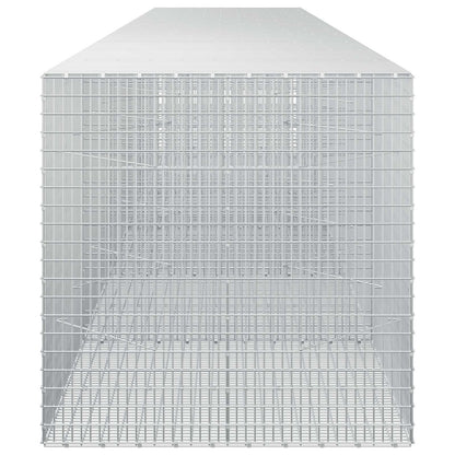 vidaXL Gabion with 5 mm Wire and 5x2.5 cm Mesh 550x100x100 cm 4