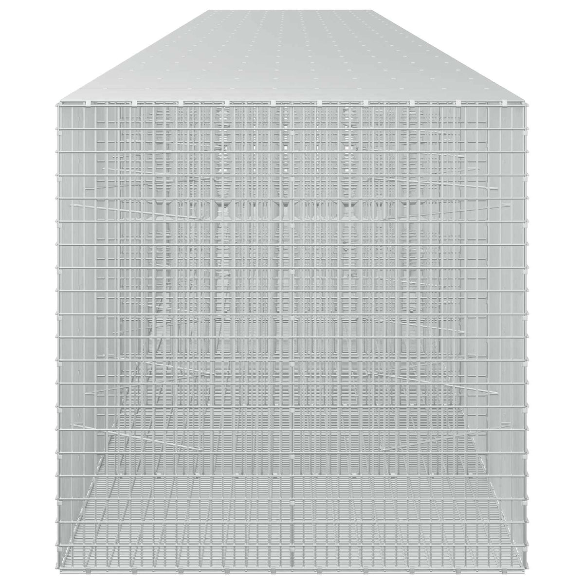 vidaXL Gabion with 5 mm Wire and 5x2.5 cm Mesh 1000x100x100 cm 4