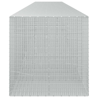 vidaXL Gabion with 5 mm Wire and 5x2.5 cm Mesh 1050x100x100 cm 4